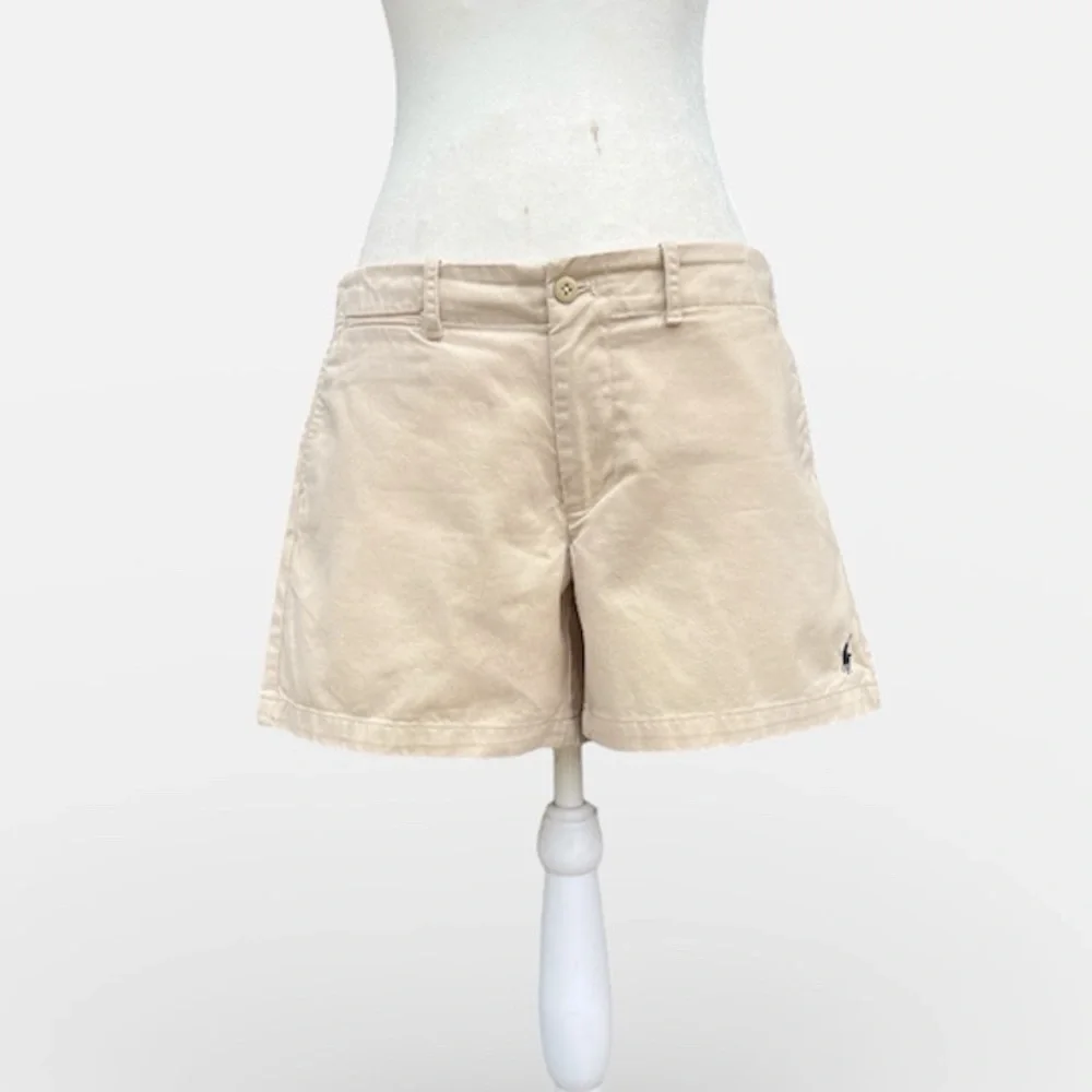 Ralph Lauren Sport 5“ Chino Short in Khaki Size 6 - Picture 2 of 7